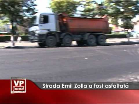 Strada Emil Zolla a fost asfaltata