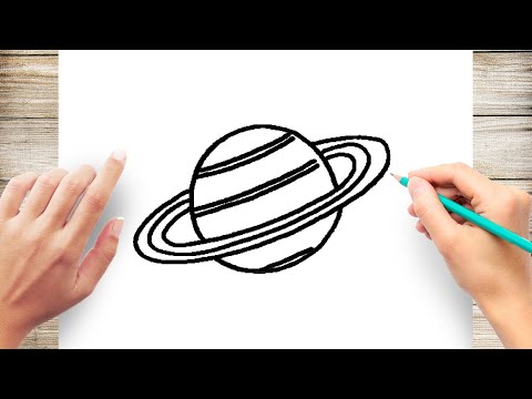 video-linktoworks-How to Draw Saturn Step by Step Easy - YouTube