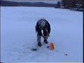 Ice Fishing - Tip-up Chain Pickerel and Bass