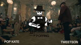 Pop Kate vs Tweetson – Art Of Popping “The King Of The Cypher” Semi Final