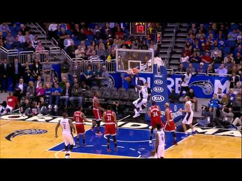 Oladipo Warming Up for Dunk Contest With This Monster Jam