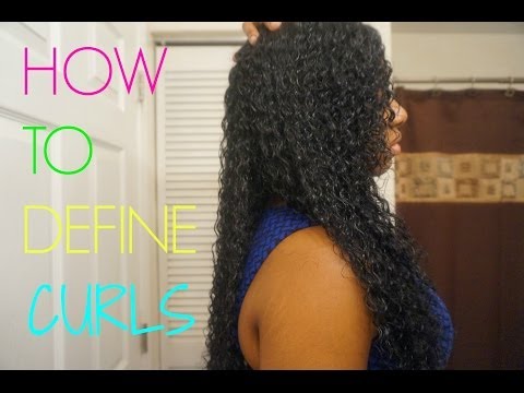 how to define african american curls