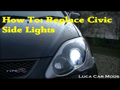 How To Replace Honda Civic Side Lights (EP3 Facelift)