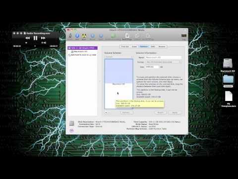how to remove partition on mac os x