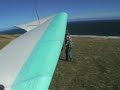 Claire hang gliding at tunk south australia