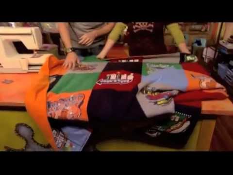 how to turn t-shirts into a quilt