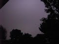 monsoon storm with unbelievable sheet lightning