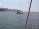 View from the anchorage at Kata Beach Thailand