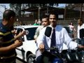 Agora candidato a deputado federal, Marcelinho Carioca fez uma caminha em S�o Paulo
