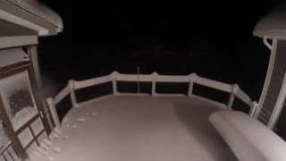 Winter Storm Jonas Time Lapse Winchester, VA