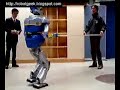 Kawada HRP-2 at work demonstration - Part 1