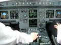 Cockpit Landing A320 25L Frankfurt