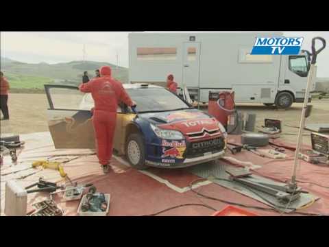 Vidéo Sébastien Loeb et Dani Sordo essais Citroen C4 [WRC]