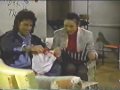 Dean and Jenna--Surprising Jenna With Gregory's Baby Clothes Jenna is at home staring at the phone, hoping Felicia will call, when Dean arrives home with a big box. He tells her, when she fills him in about Felicia, that no news is good news. Jenna then wants to know about the surprise in the box, but she's not nearly as excited as Dean is when the box is open. Dean helped John put Gregory's baby clothes in the attic last summer, and he went and got this and left John an IOU for the clothes. Dean exclaims over how tiny the clothes are, and a baseball romper that says