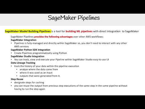 Building Machine Learning Pipelines with SageMaker - AWS AI Practitioner AIF-C01