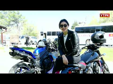Мотоциклди хобби кылган Айым Султанбекова