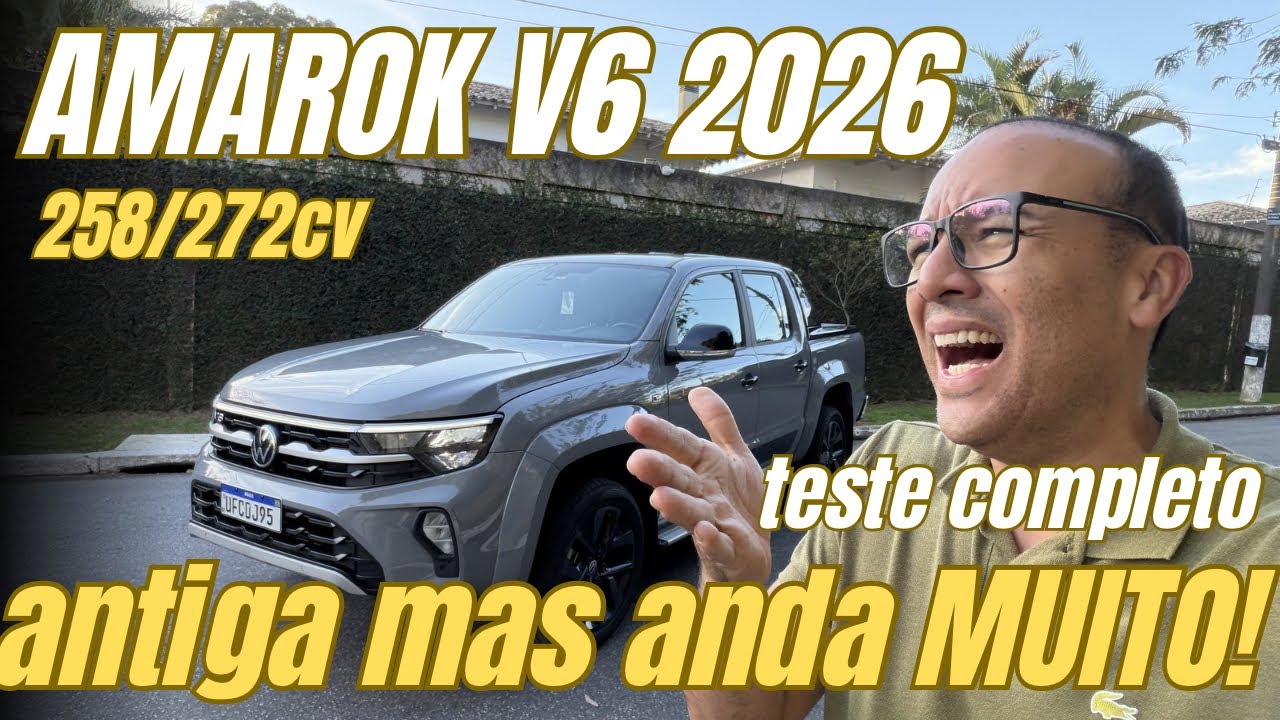 AMAROK 2026 ESTÁ SAINDO DE LINHA mas anda MUITO! Teste real por 2.300km