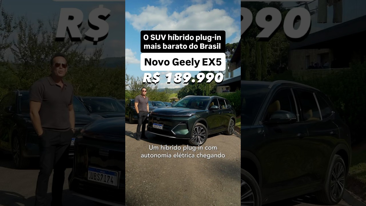 Novo Geely EX5 híbrido