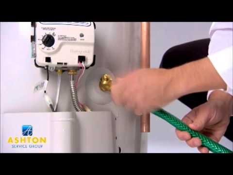 how to drain richmond hot water heater