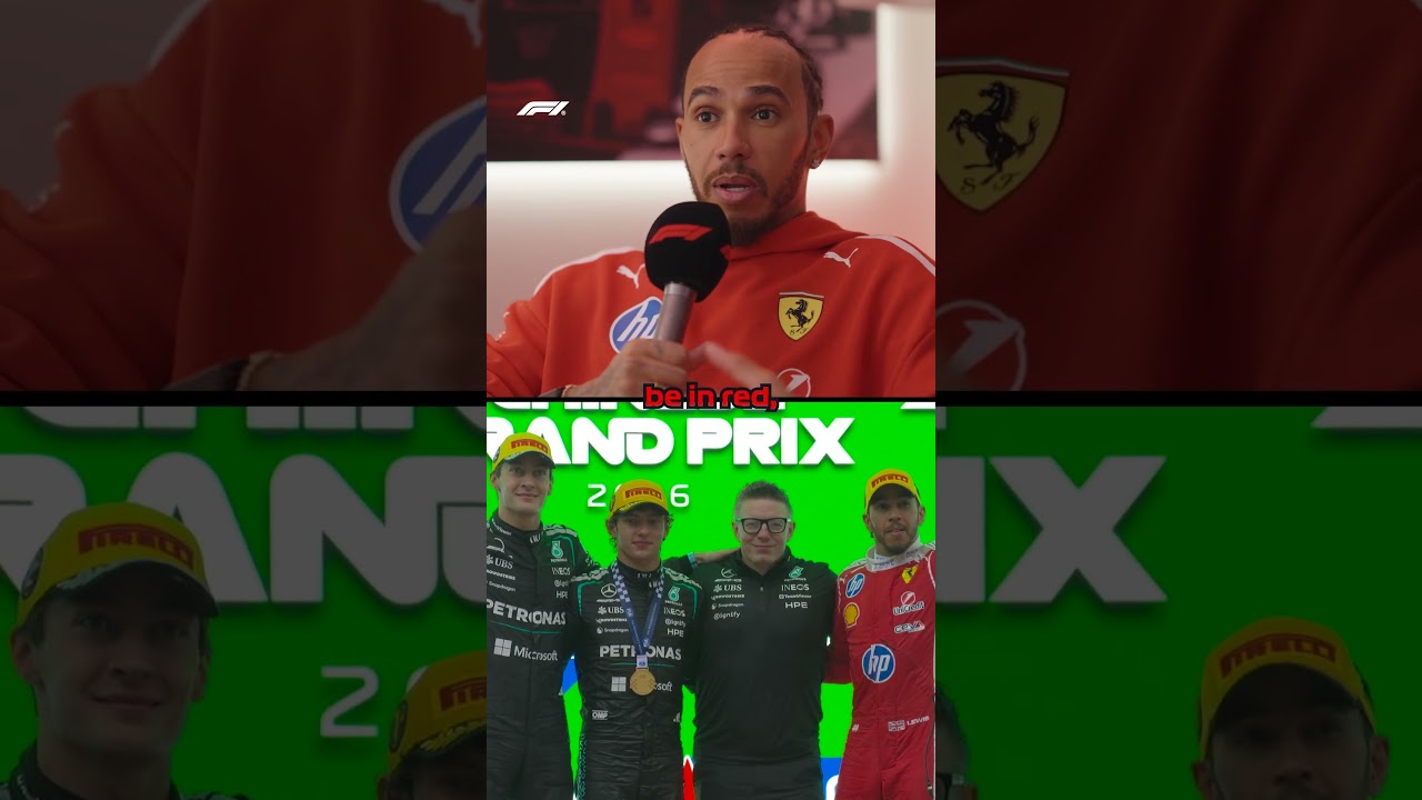 Lewis Reveals How His First Ferrari Podium Felt! ❤️