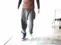 sideglide moonwalk breakdance forward glide popping footwork how to tutorial