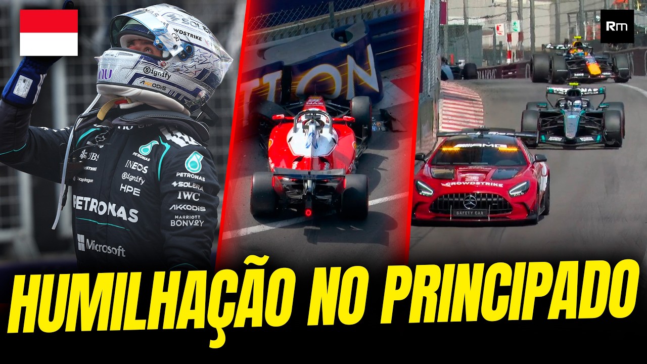 🚨 SHOW DE ANTONELLI DESTRÓI RUSSELL, LECLERC BATE, PEREZ PONTUA* E GP MONACO ENTREGA NO FINAL