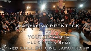 Bboy Babylon & Greenteck (MZK) vs Youtee & Kanta – BC One Camp 2016 All Styles Top4