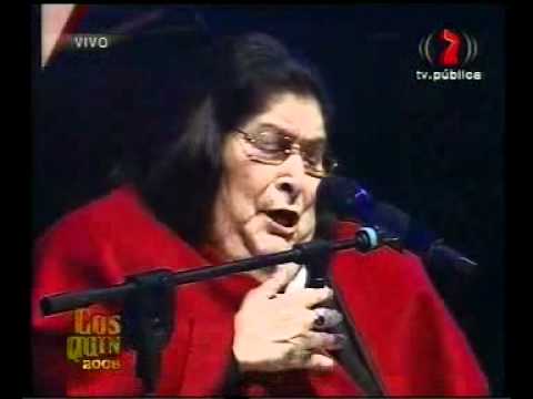 Mercedes Sosa y Luis Salinas - Aquellas Pequeñas cosas (Cosquin 2008)