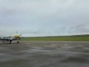 p-51 and spitfire taxing duxford oct 5th 2008