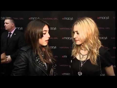 Madonna launches fashion range at Macy's in NYC