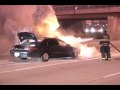 Chicago Fire Department Expressway Response Fully Involved Car Fire (I-57)