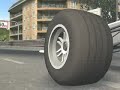 Tyre deformation in Live for Speed (slowmotion)