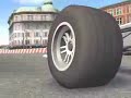 Tyre deformation in Live for Speed (slowmotion)