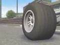 Tyre deformation in Live for Speed (slowmotion)