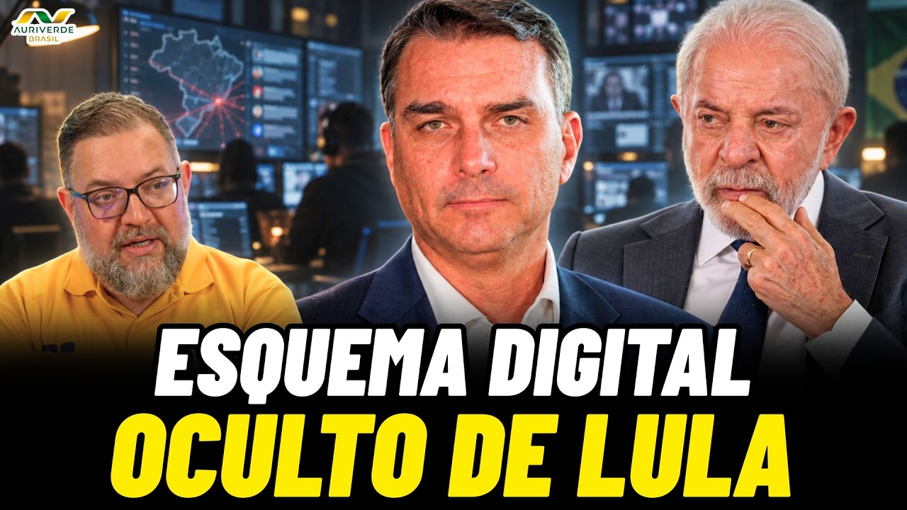 Rede paralela de Lula escondida da Justiça eleitoral ataca Flávio Bolsonaro, diz David Ágape