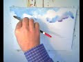 How To Paint A Blue Sky With Clouds