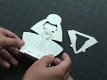 How to make a Kirigami Bunraku Samurai Finger-Key Puppet