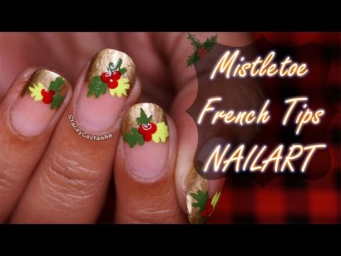 how to draw mistletoe