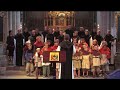 the stockholm cathedral boys choir performs in the visby cathedrale church. summer 2008, during the  medieval week.