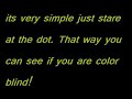 The Color Blind Test