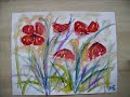 aquarelle de provence et de martinique par tronet marcel