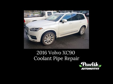 2016 volvo xc90 coolant pipe repair