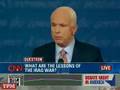 John McCain and Barack Obama at the First Presidential Debate