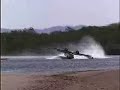 Gruman Goose Amphibian aircraft crashes on beach Gruman Goose Amphibian aircraft crashes on beach