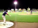 Oscar Tejeda hits an infield single
