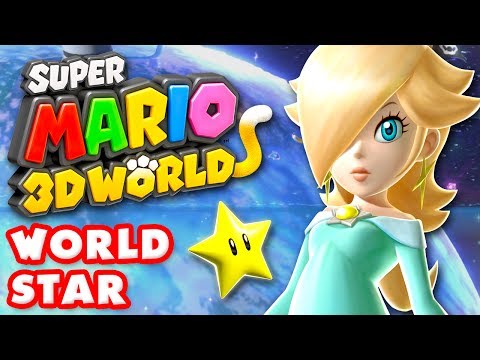 Super Mario 3D World - World Star 100% (Nintendo Wii U Gameplay Walkthrough)