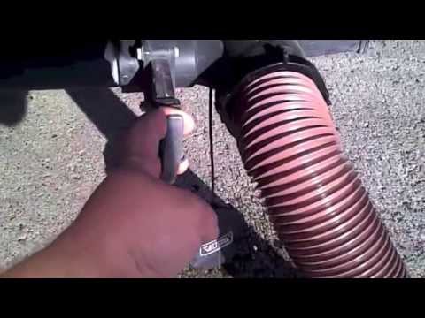 how to drain rv tanks