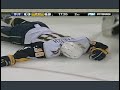 Laraque elbows Paetsch Laraque elbows Paetsch