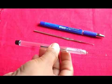 HAND EMBROIDERY: how to make Aari work NEEDLE handle