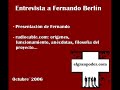 Fernando Berlín. Entrevista de elgranpoder.com (1) Fernando Berlín. Entrevista de elgranpoder.com (1)